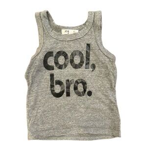 Joah Love baby boys cool bro grey tank top 18 months in excellent used condition